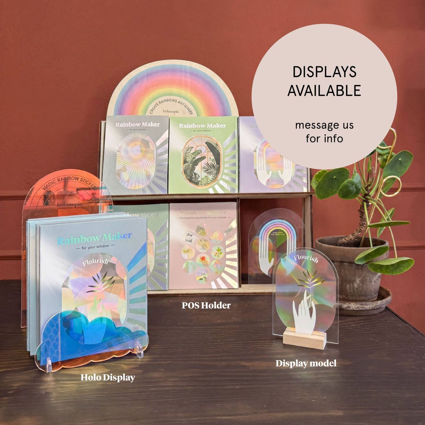 Rainbow maker sticker - Stay Wild (8 mini stickers)