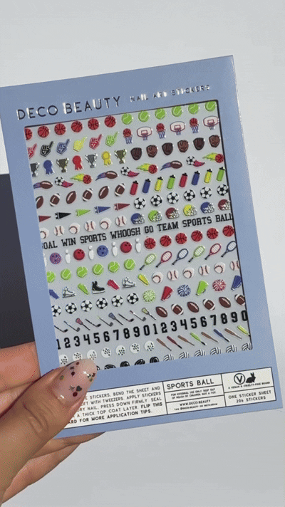 SPORTS BALL Deco Beauty - Nail Art Stickers