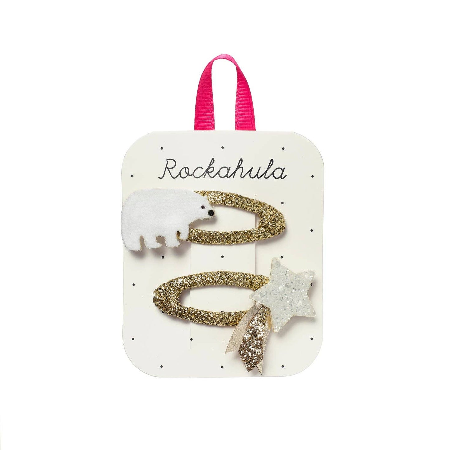 Snowy Polar Bear Clips - Rockahula Kids US