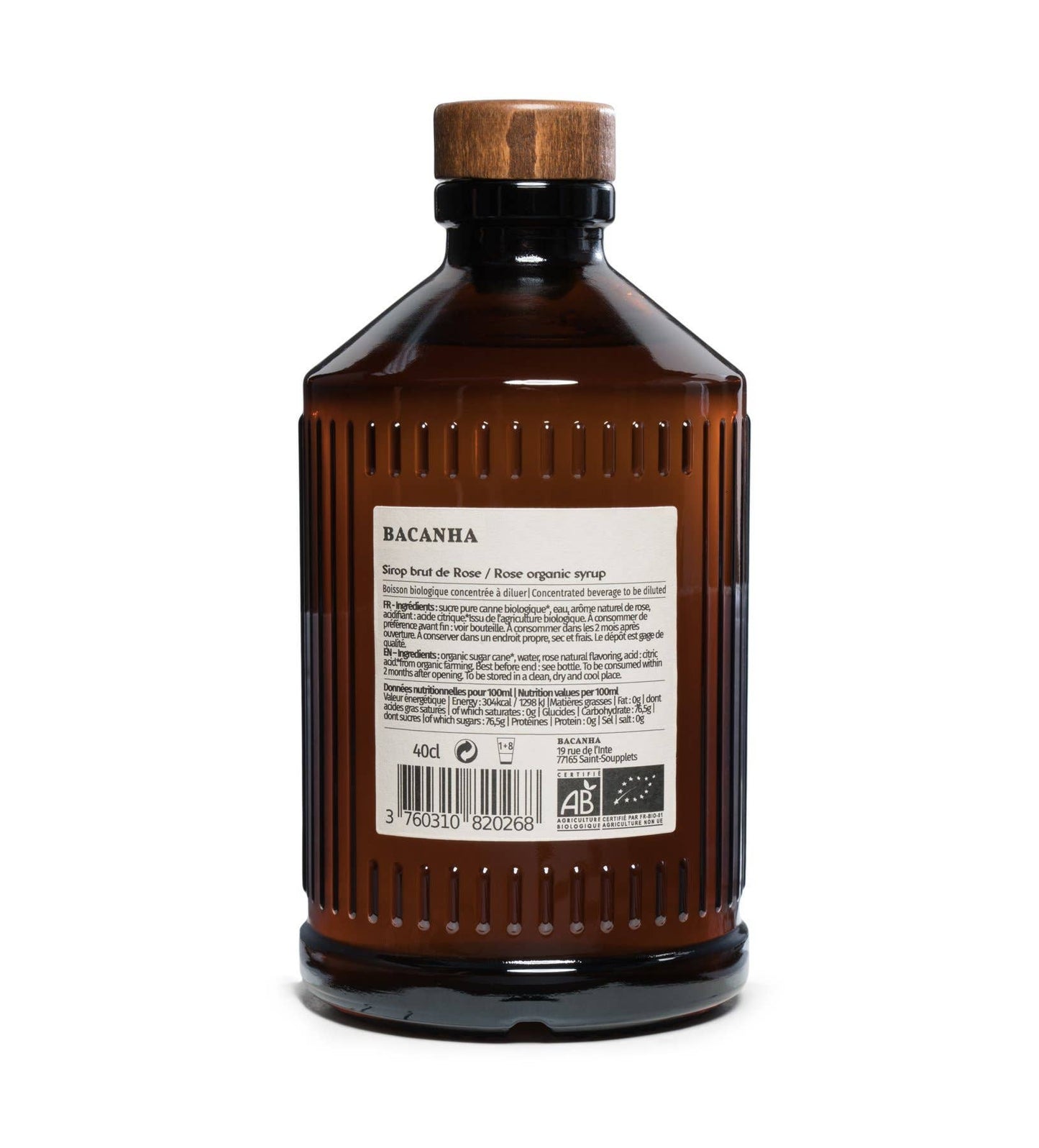 Raw Rose Syrup - Organic - 13,5 fl. oz.