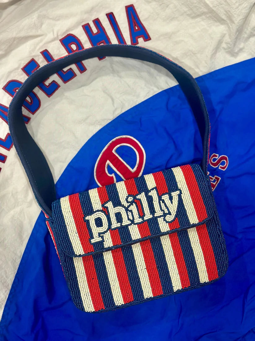 Philly Shoulder Beaded Bag - Phannie's