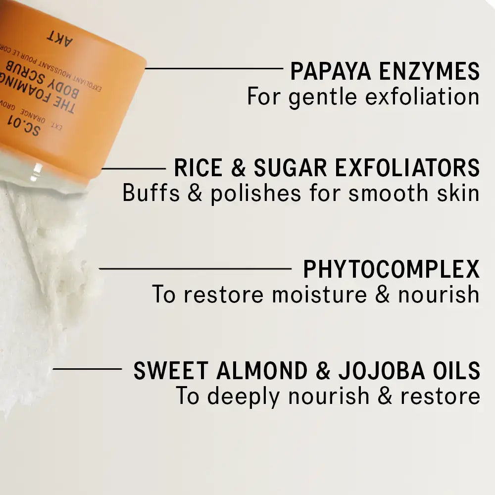 AKT London - The Foaming Body Scrub