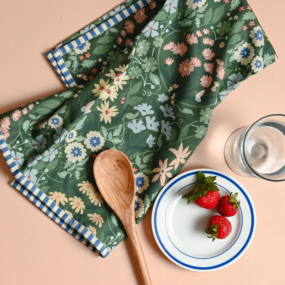 Millefleur Tea Towel - Amy Heitman