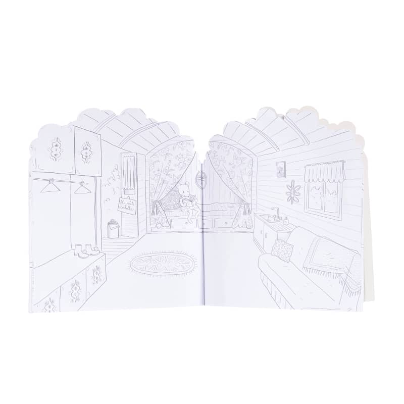 Coloring sticker book