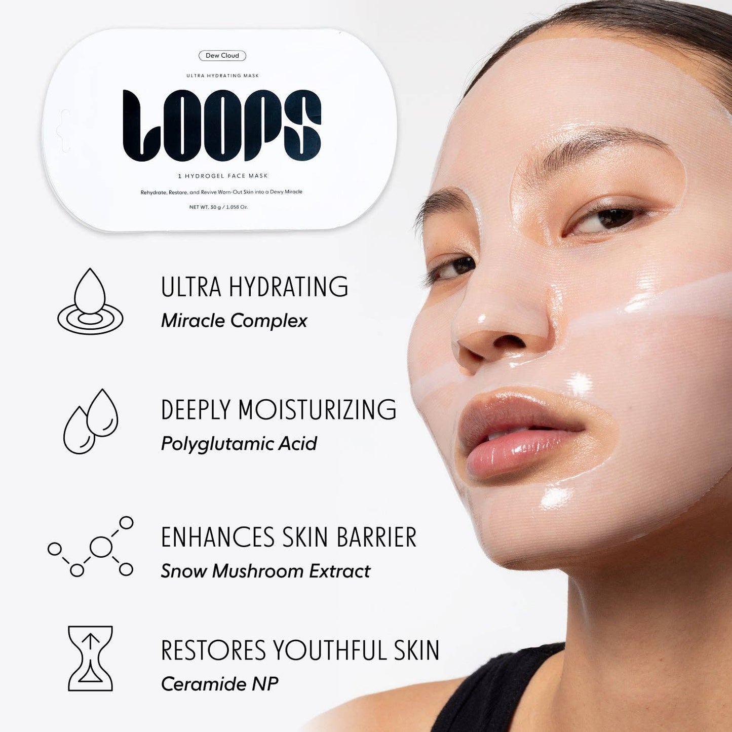 Dew Cloud Single Mask - LOOPS