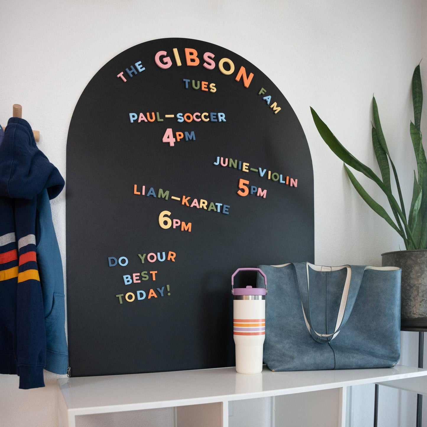 Black Large Arch Wall Decal- The Type Set Co.