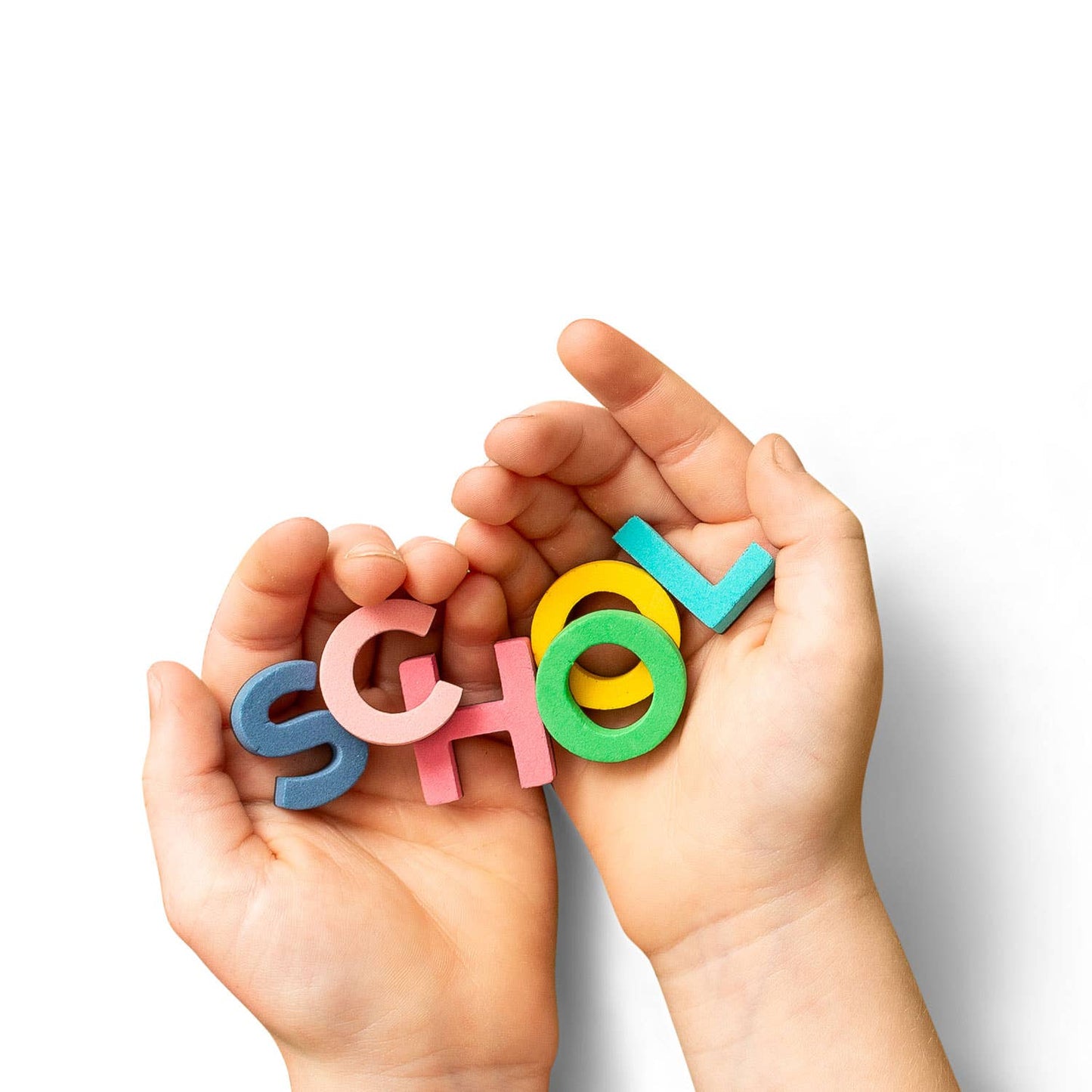 The Type Set Co. - 1" 200pc Rainbow Prep Magnetic Letters