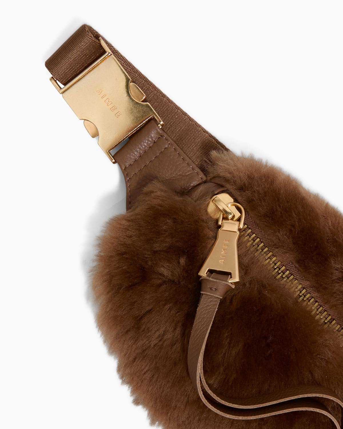 Brown Fur Sling Bag - Aimee Kestenberg