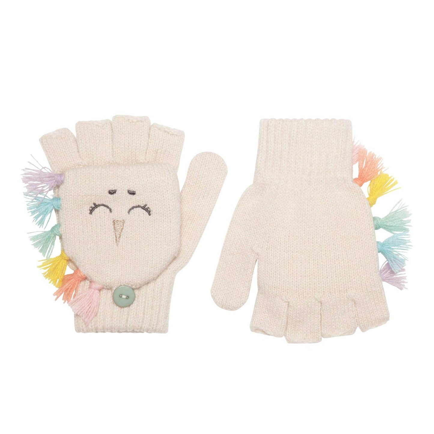 Unicorn Knitted Gloves 7-10 Years