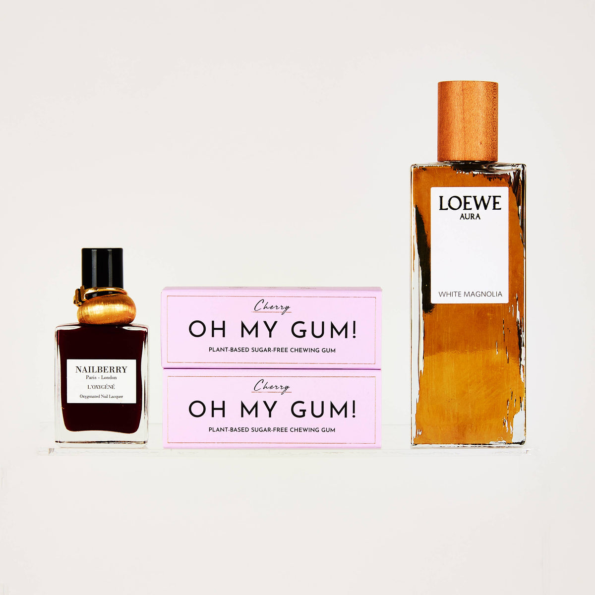 Cherry Chewing Gum - OH MY GUM!