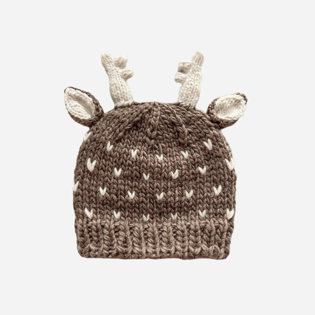 Deer Hat Tan Woodland Brown Baby Beanie Photoshoot