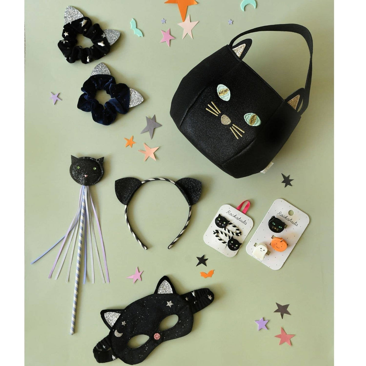Stripy Cat Clips - Rockahula Kids US