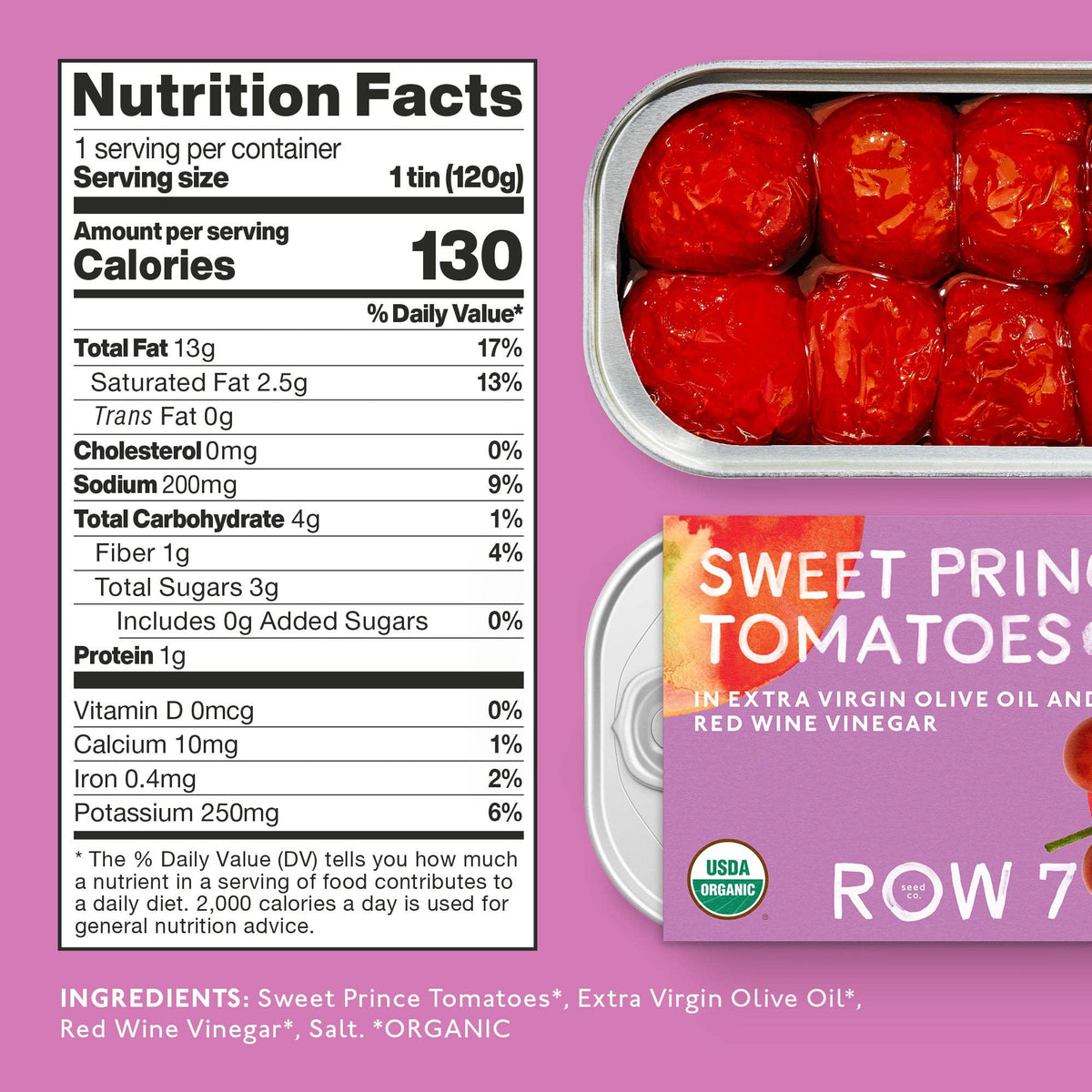 Sweet Prince Tomato Tin - Row 7