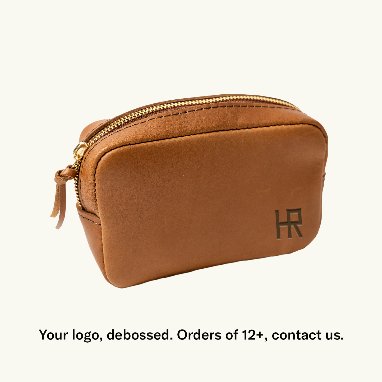Full-Grain Leather Gadget Bag
