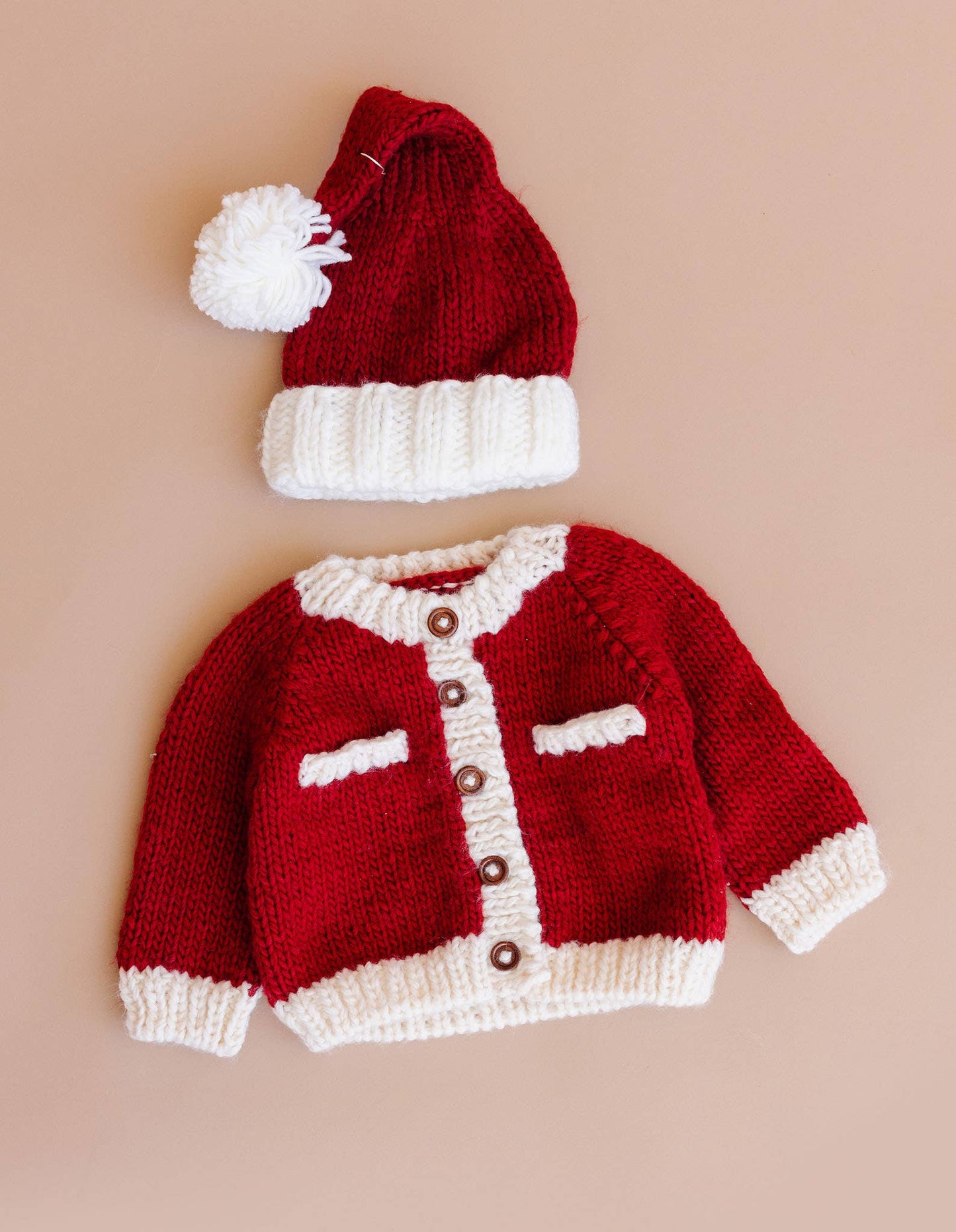 Santa Hat Kids Baby Christmas Holiday Gift - The Blueberry Hill