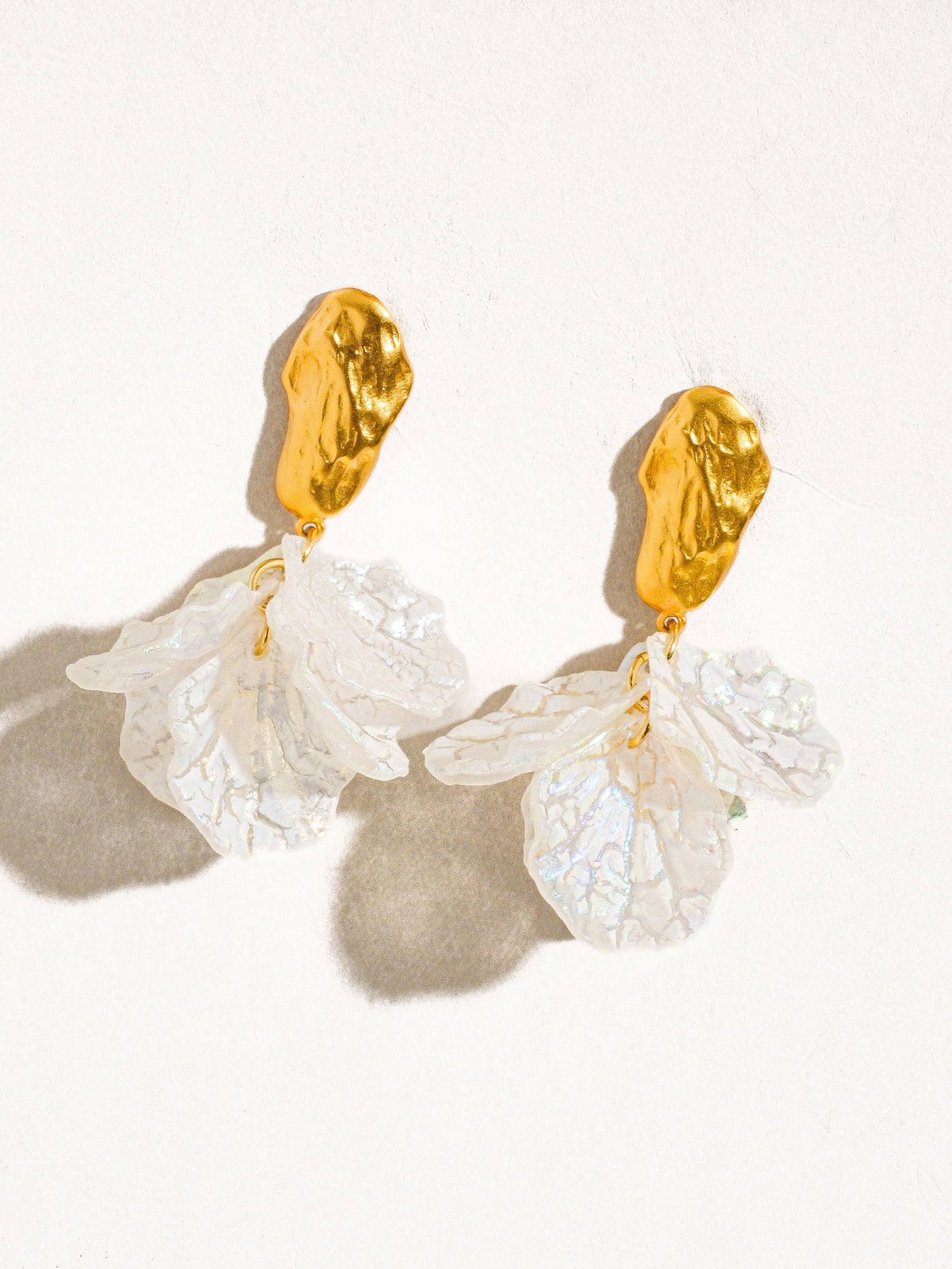 Sicilia 18K Gold Boho Floral Dangle Earring Flânerie by MAIQ