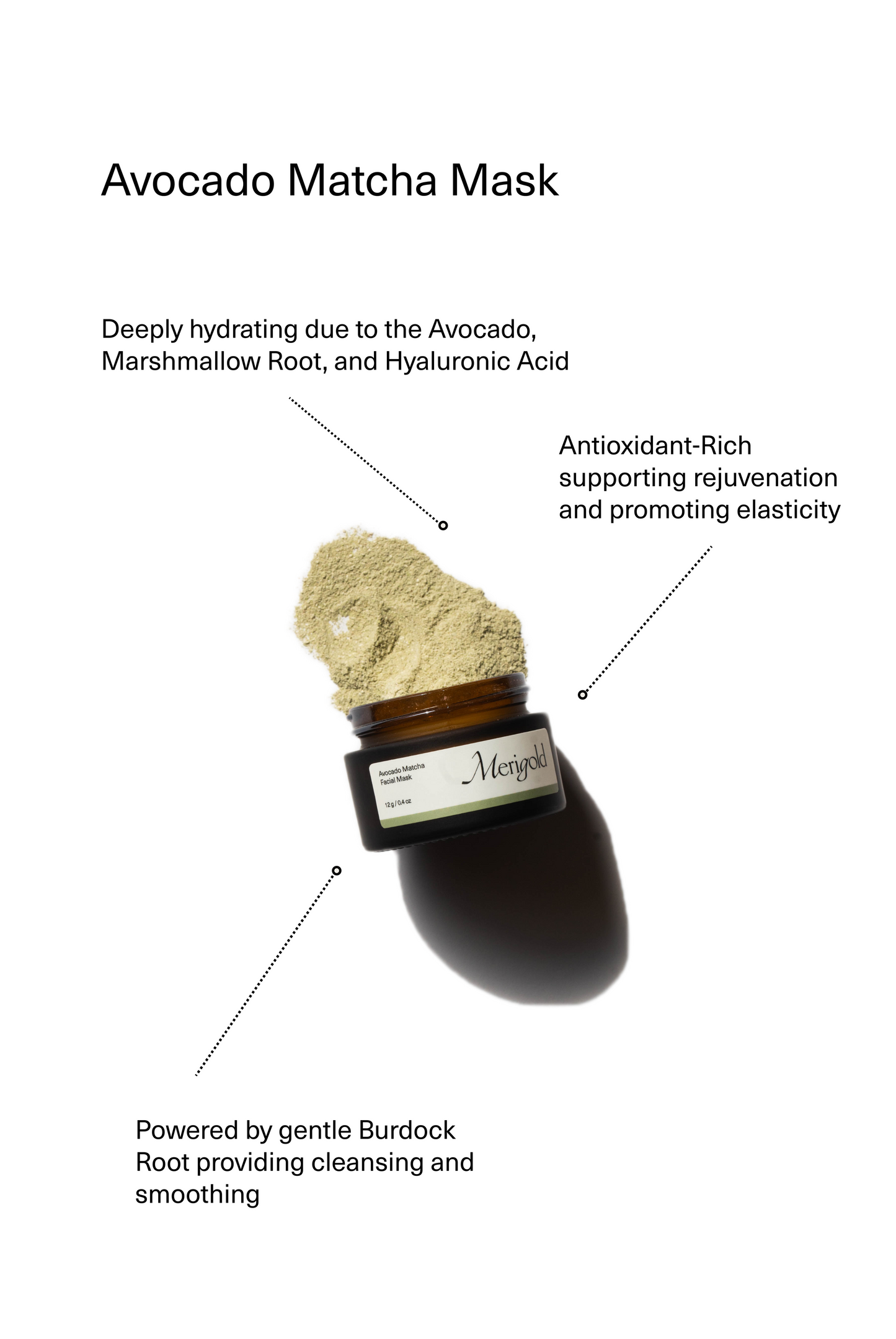 Merigold - Avocado Matcha Facial Mask