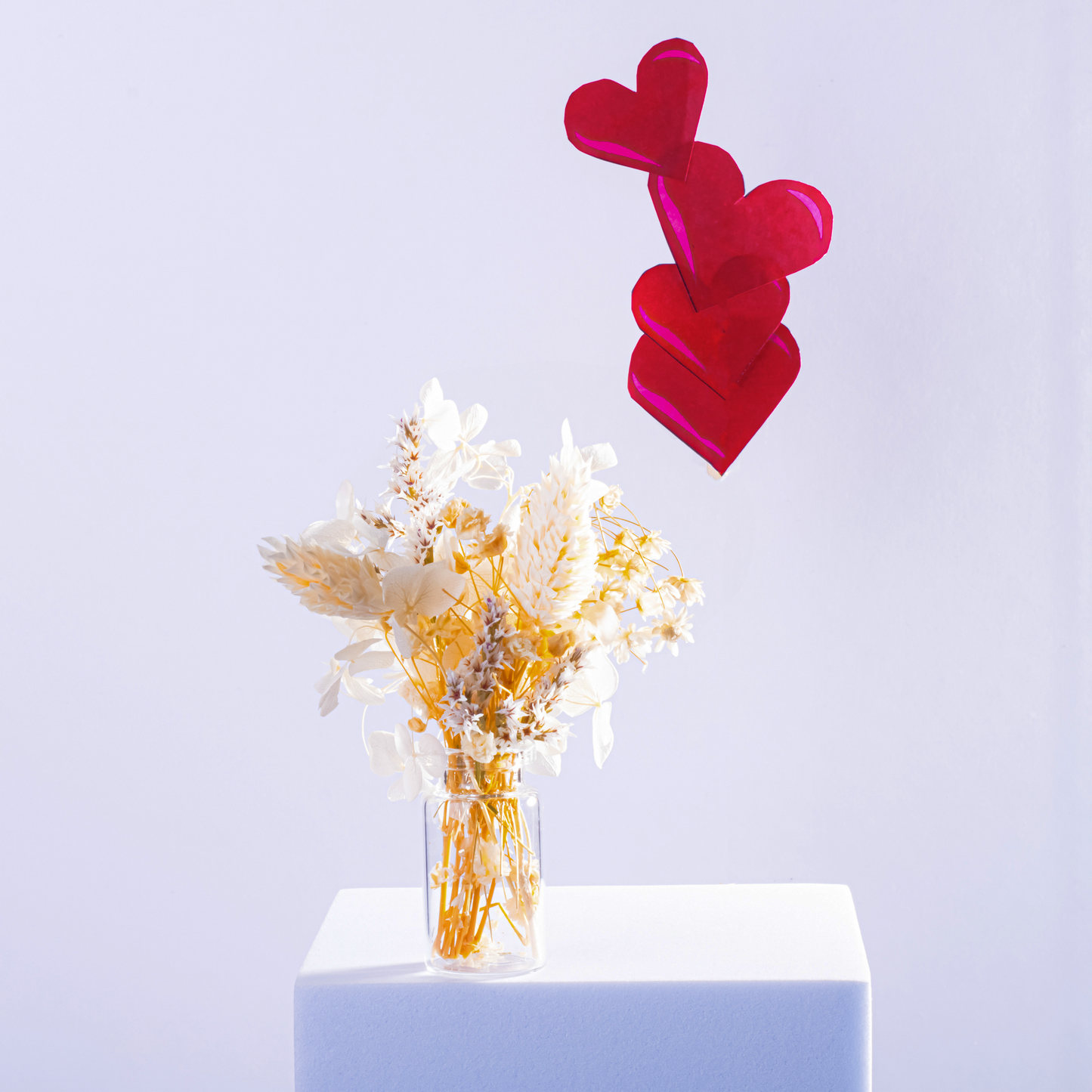 MIni Dried Flowers Bouquet with gift box
