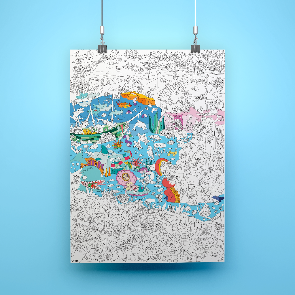 Ocean - Giant poster - OMY