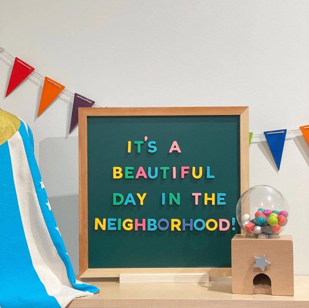 The Type Set Co. - 1" 200pc Rainbow Prep Magnetic Letters