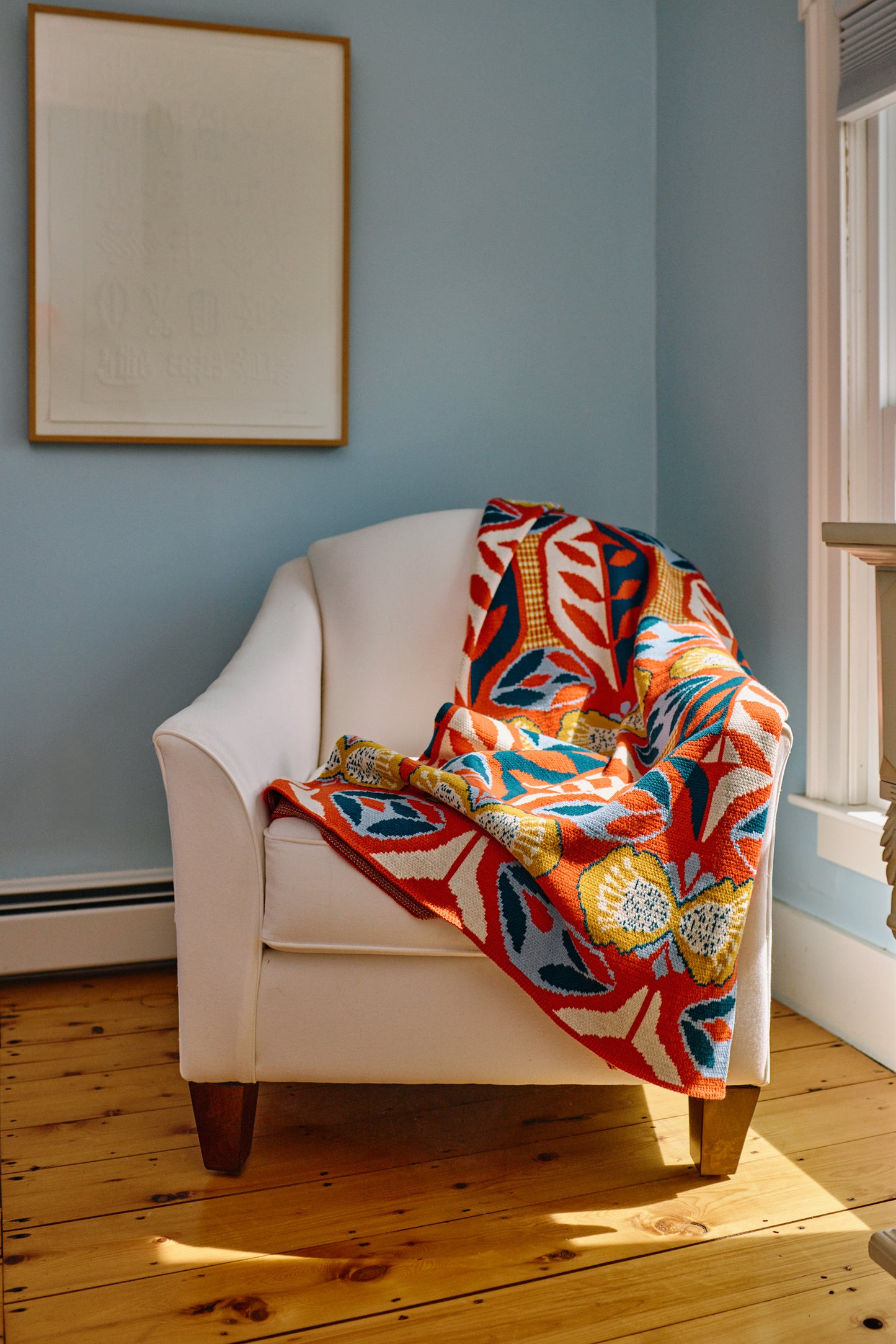 Merino Wool Throw Blanket “Duet”