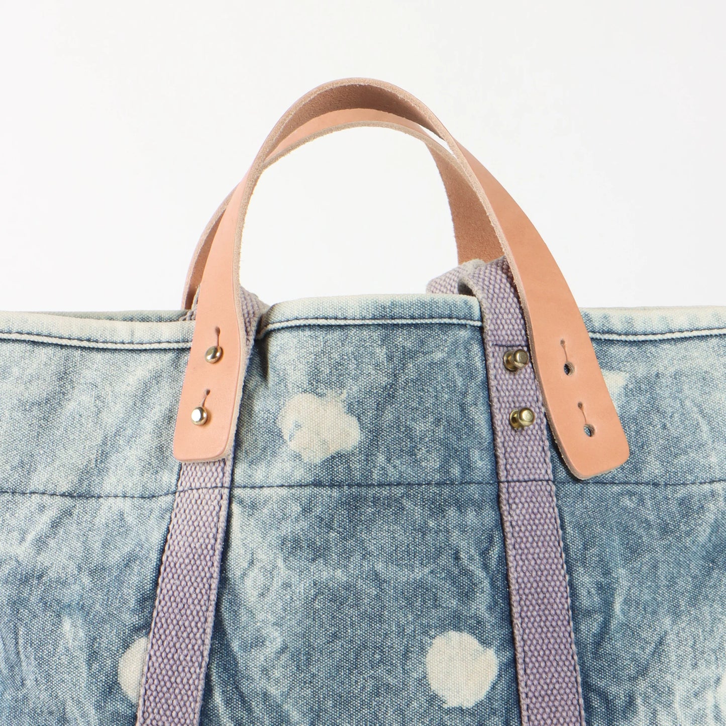 Small East West Tote | Denim Moon