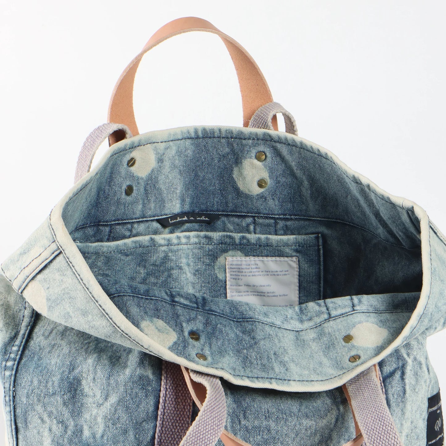 Small East West Tote | Denim Moon