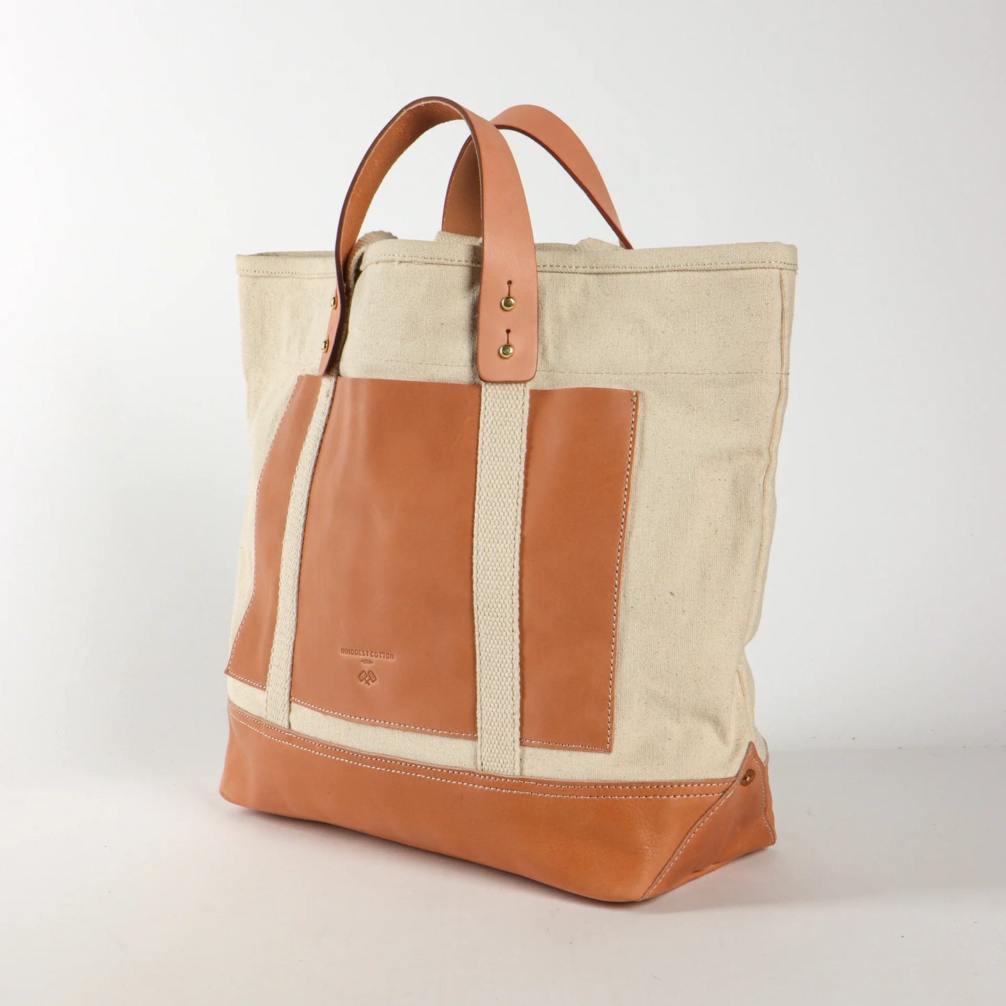 Editor Tote | Natural + Tan