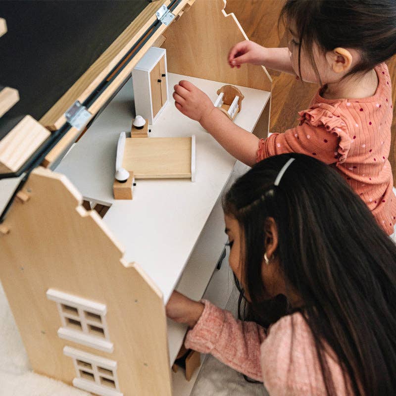 Large Wooden Dollhouse - Wonder & Wise by Asweets