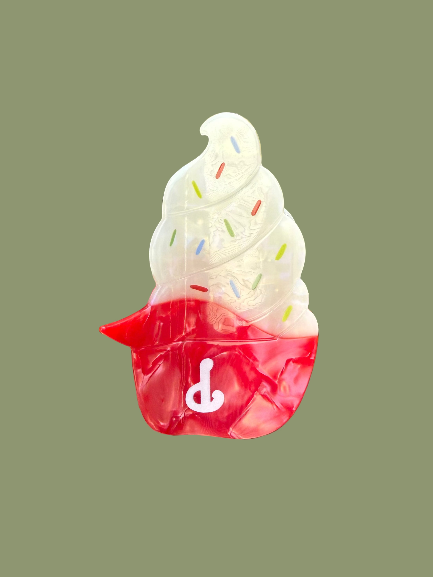 Ice Cream Hair Claw Clip