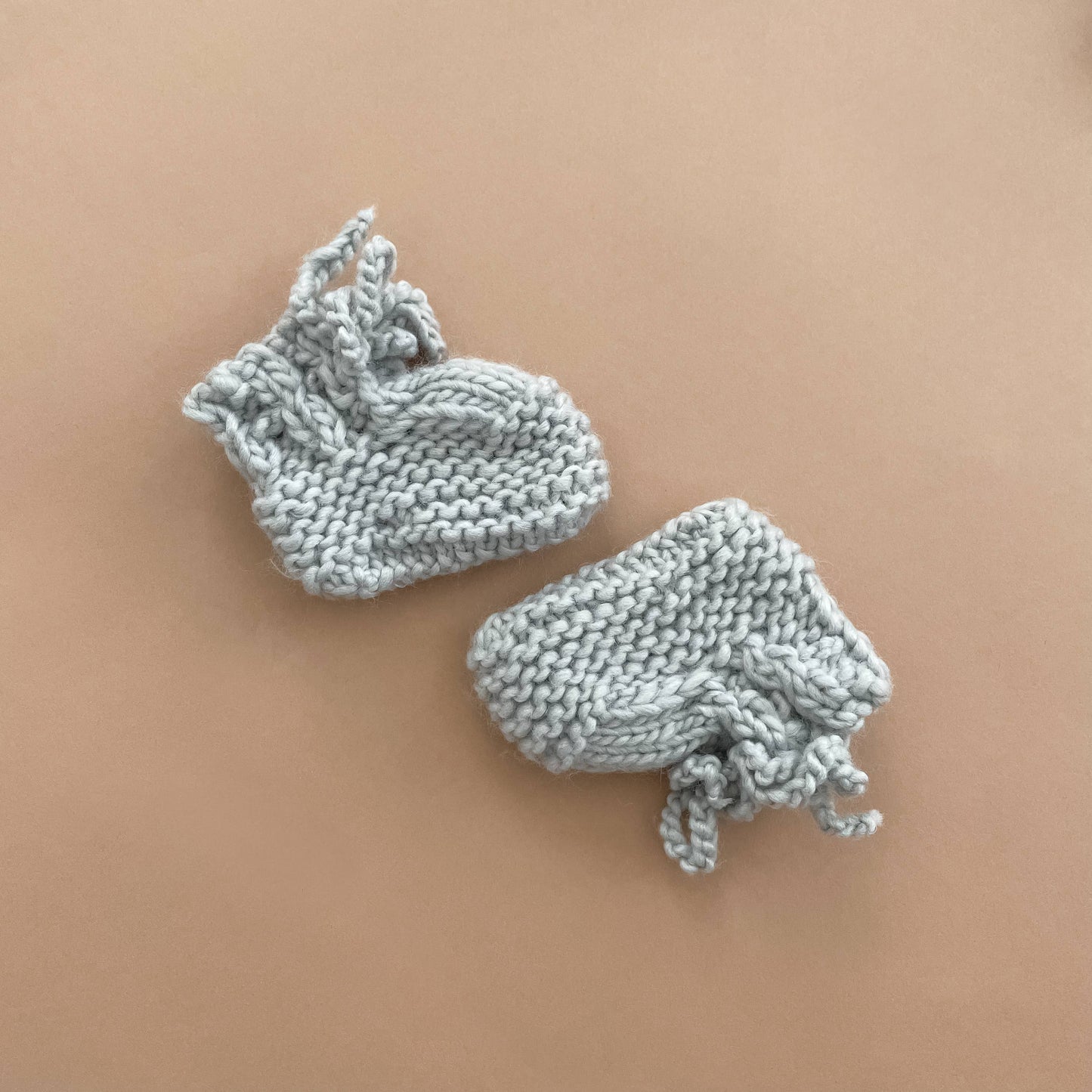 Blue Newborn Booties