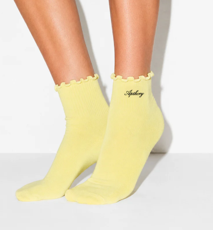 Butter - Apthcry lettuce edge sock