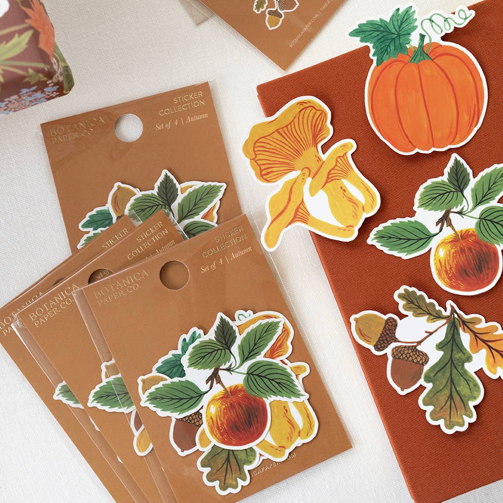 AUTUMN | VINYL STICKER SET OF 4