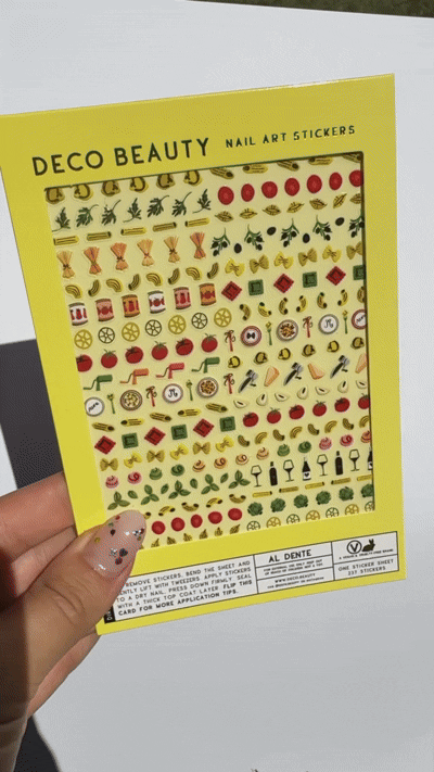 AL DENTE - Deco Beauty - Nail Art Stickers