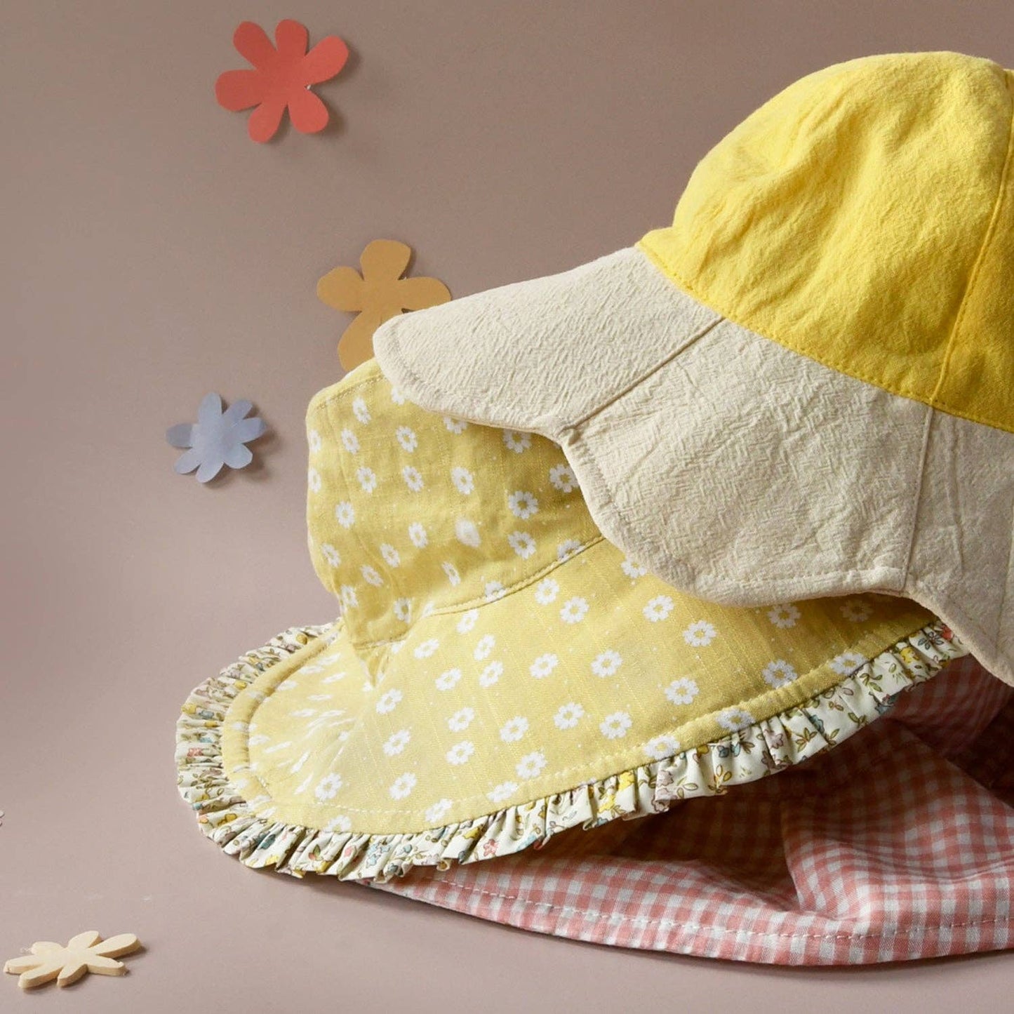 Daisy Sun Hat 7-10 Years
