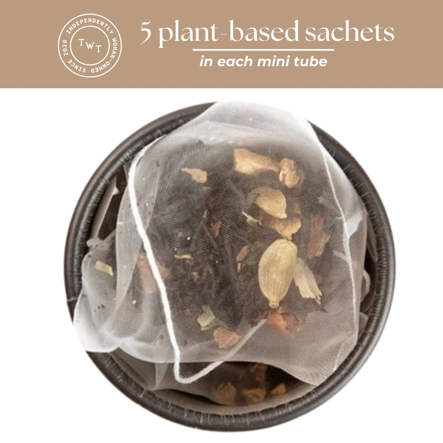 Chai Black Tea Mini Tea Tube Gift (5 tea bags)
