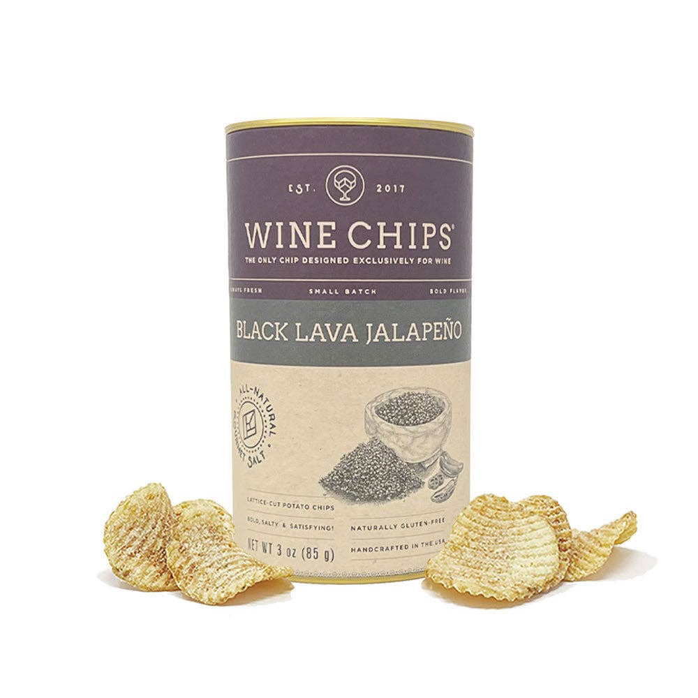 3 OZ. BLACK LAVA JALAPEÑO - wine chips