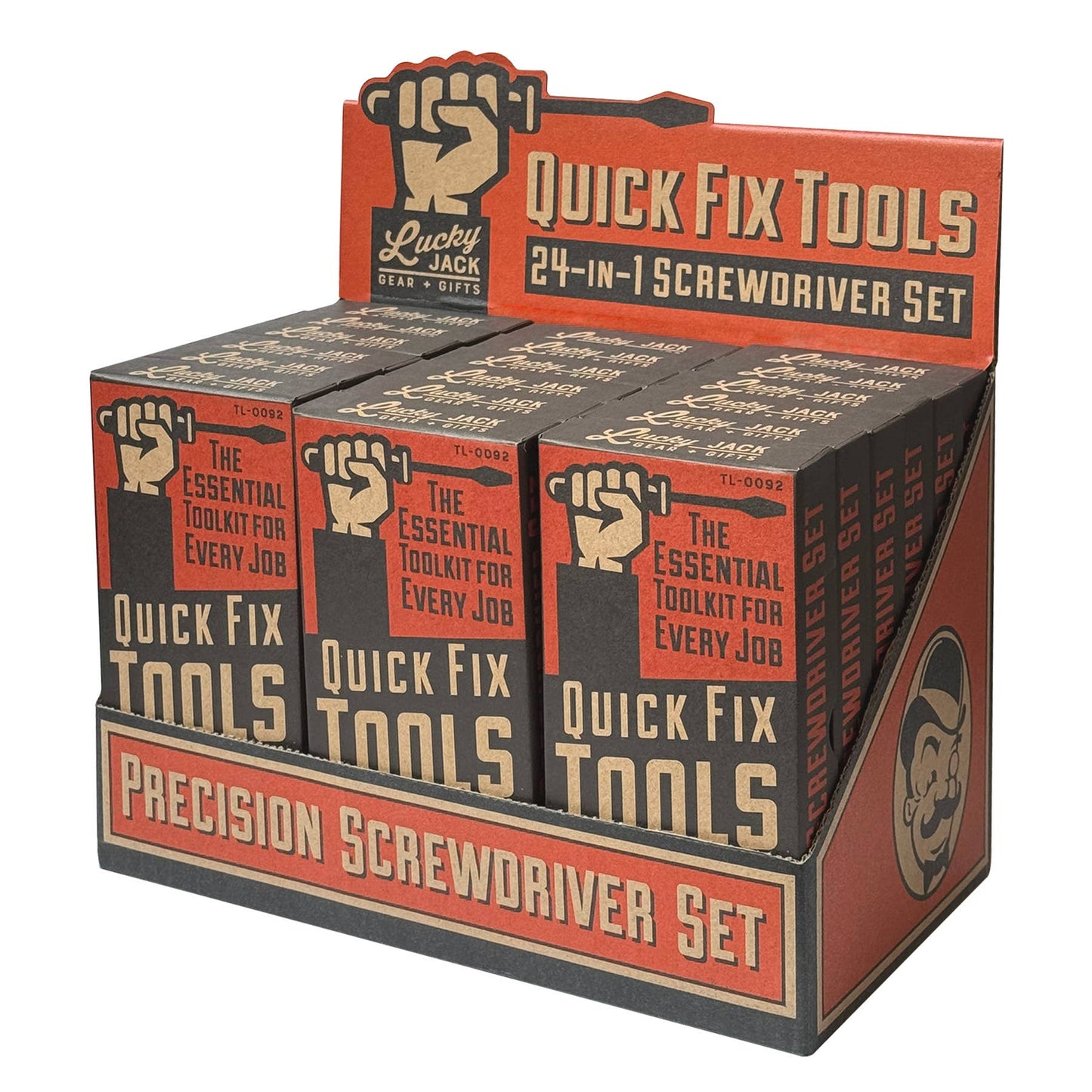 Quick Fix Tools – 24-in-1 Screwdriver Set (18pk)