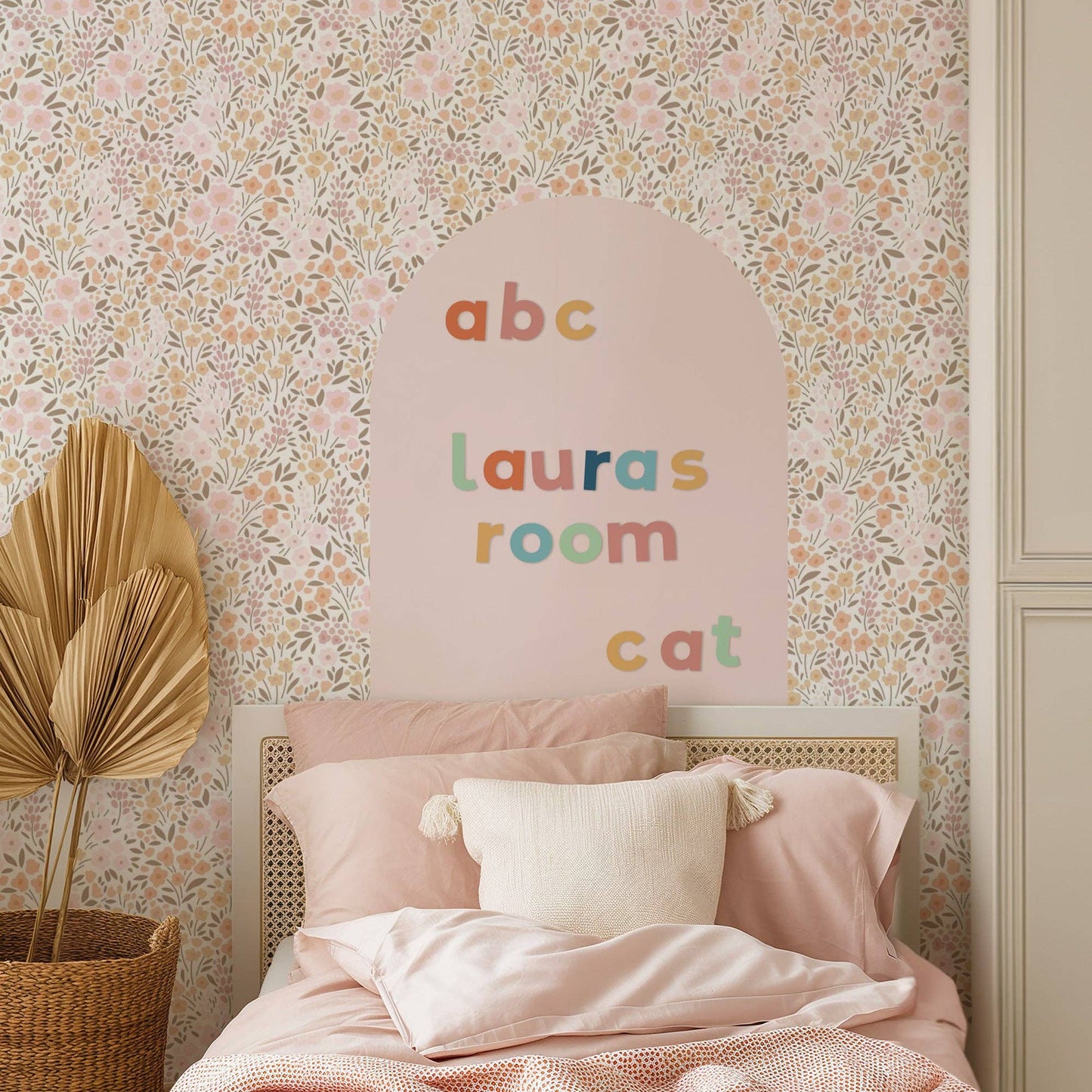Blush Mini Arch Magnetic Wall Decal- The Type Set Co.