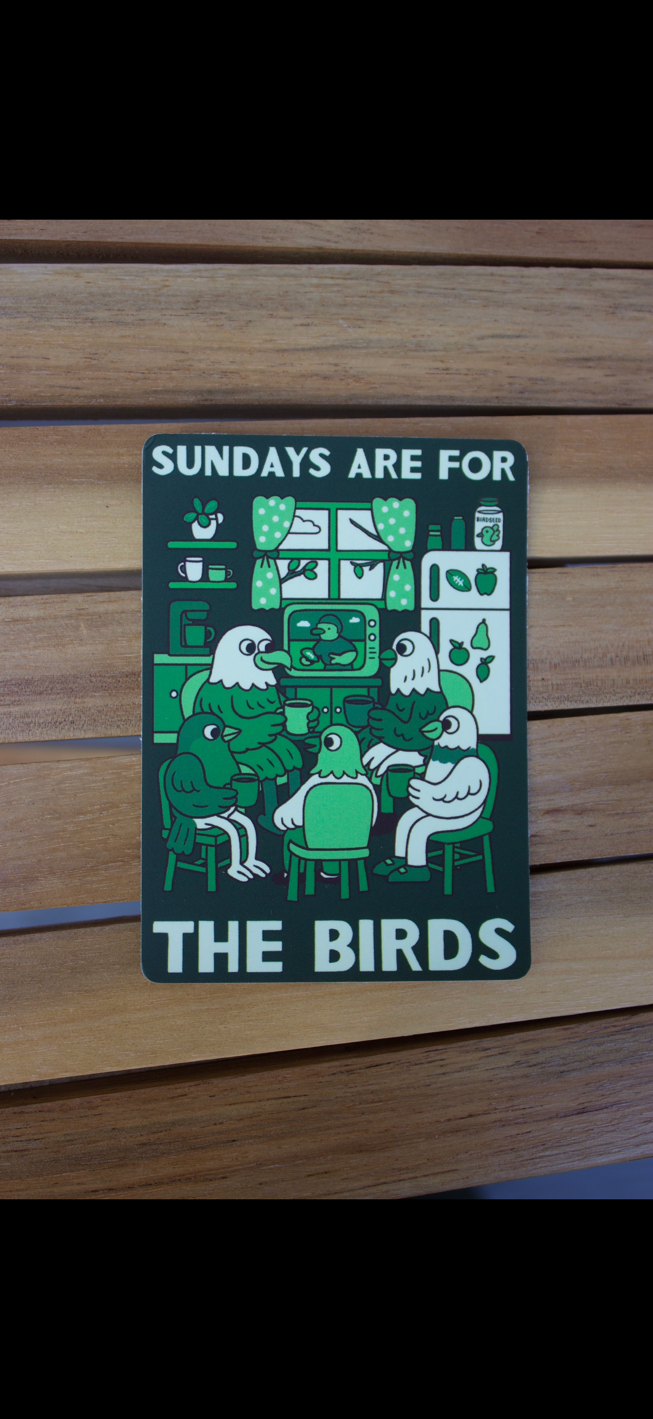 Dainty Studios - Sundays Are For The Birds Sticker