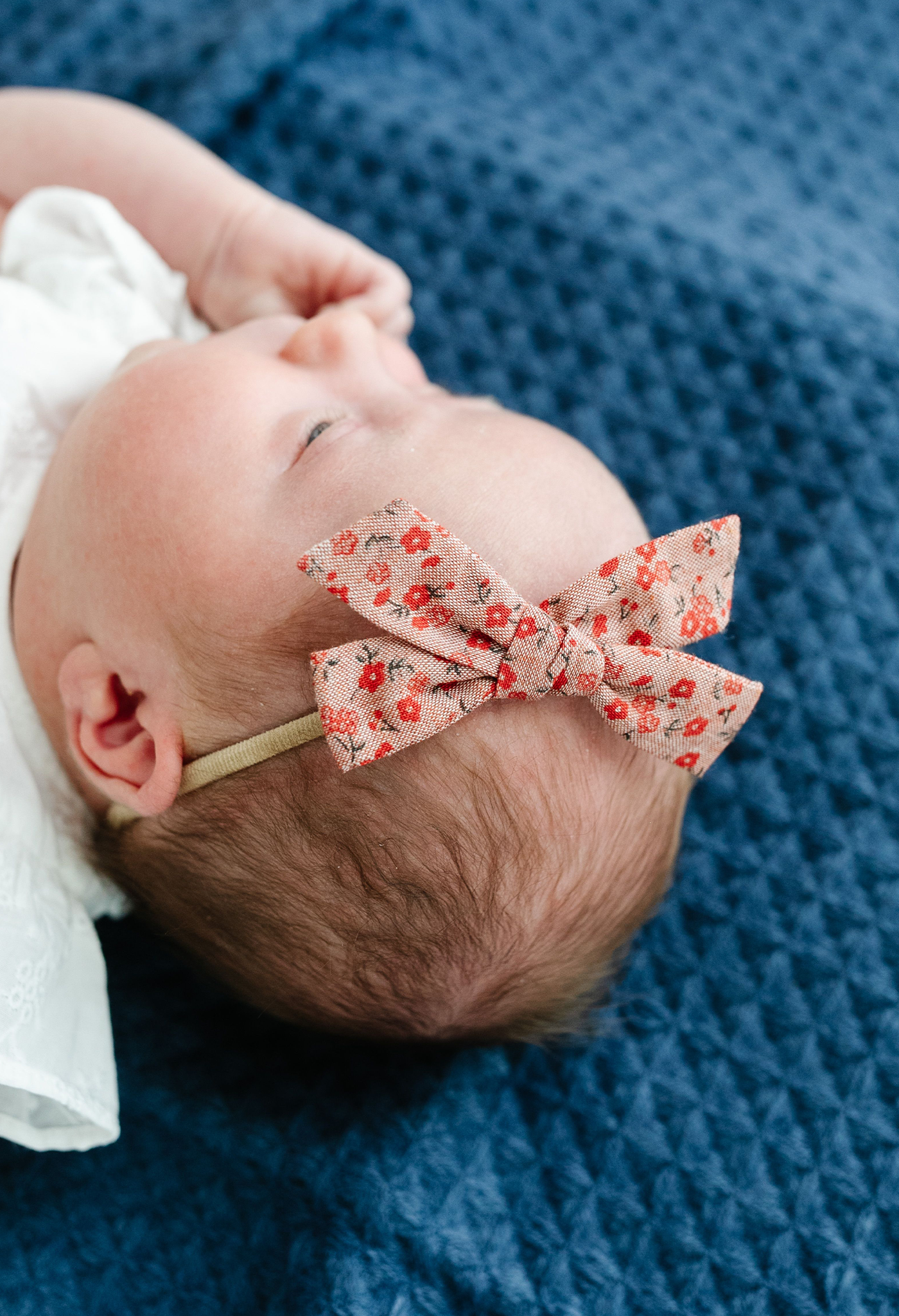 Vintage Floral Headband Bow
