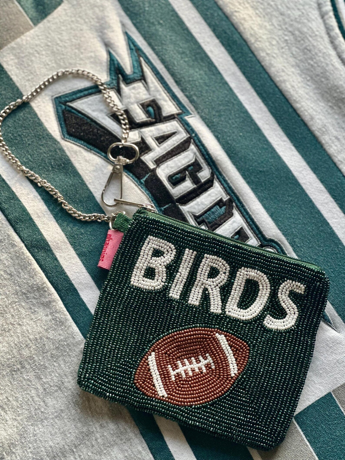 Green Go Birds Wristlet - Phannie's