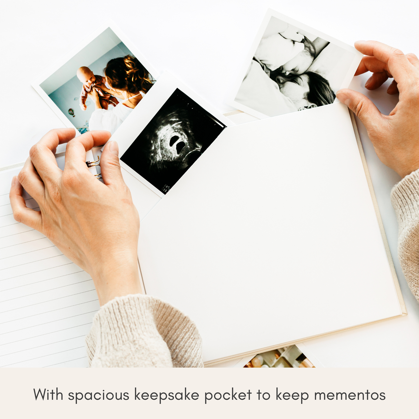 Baby Memory & Milestone Book – First Year Keepsake
