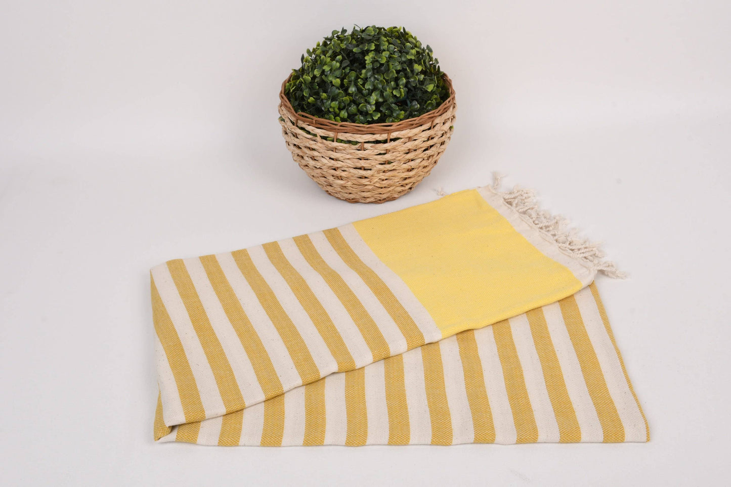 Yellow Organic Turkish Towel