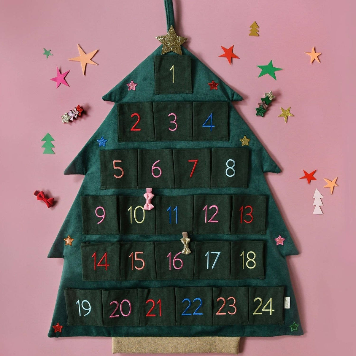 Christmas Tree Starry Advent Calendar - Rockahula Kids US