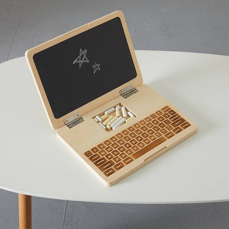 Wooden Toy Laptop - Wonder & Wise