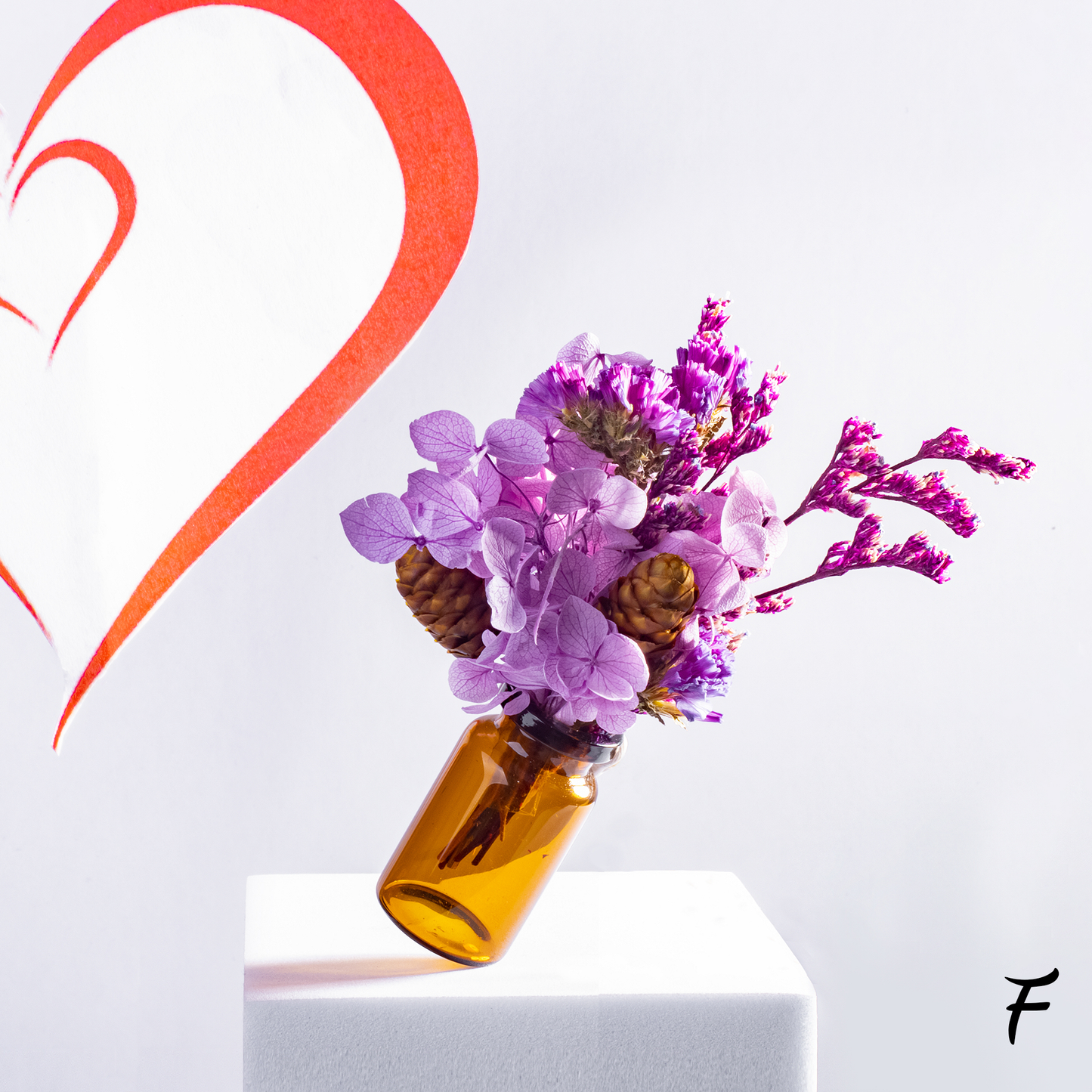MIni Dried Flowers Bouquet with gift box