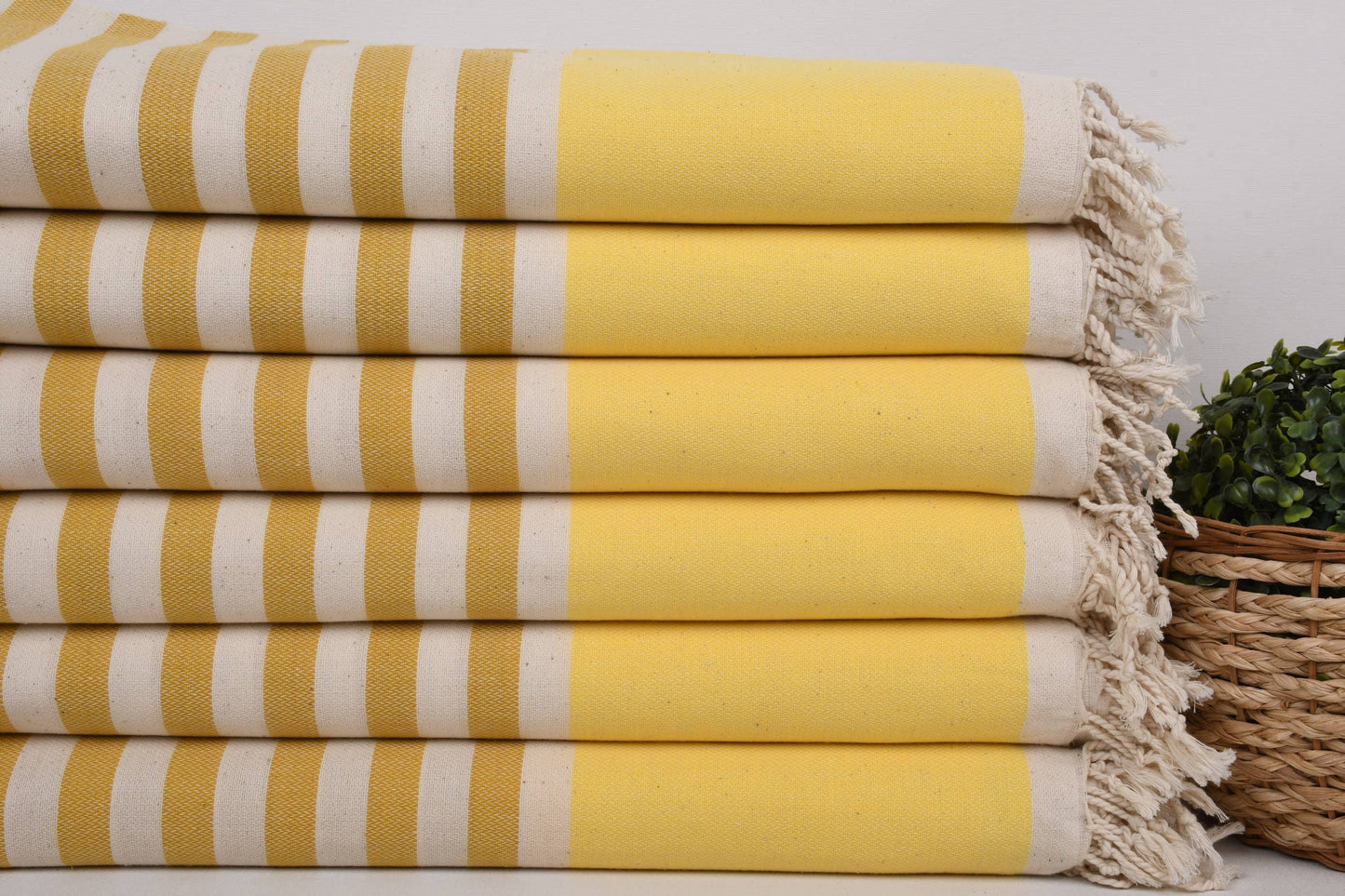 Yellow Organic Turkish Towel