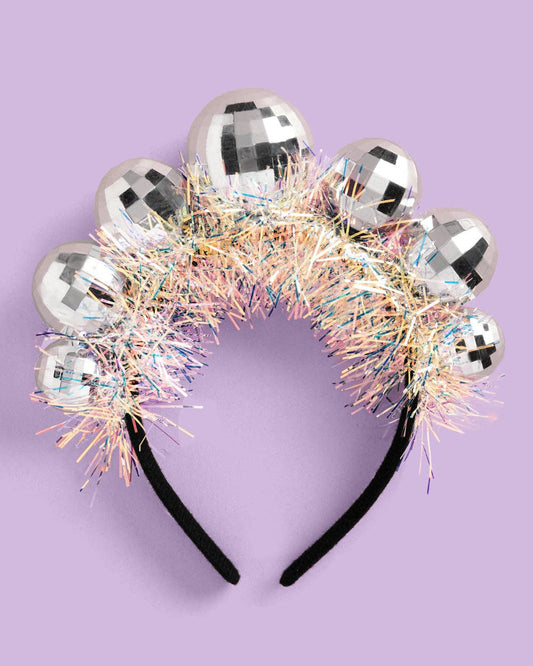 Disco Ball New Years Eve Headband, NYE Accessory,Party Decor
