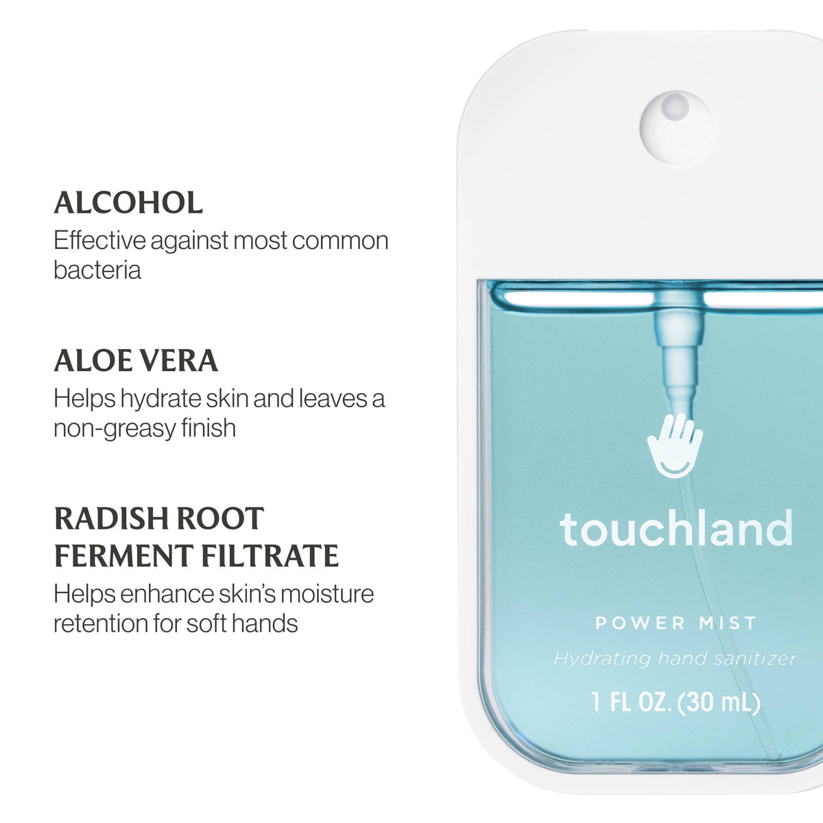 Frosted Mint Power Mist Hydrating Hand Sanitizer - Touchland